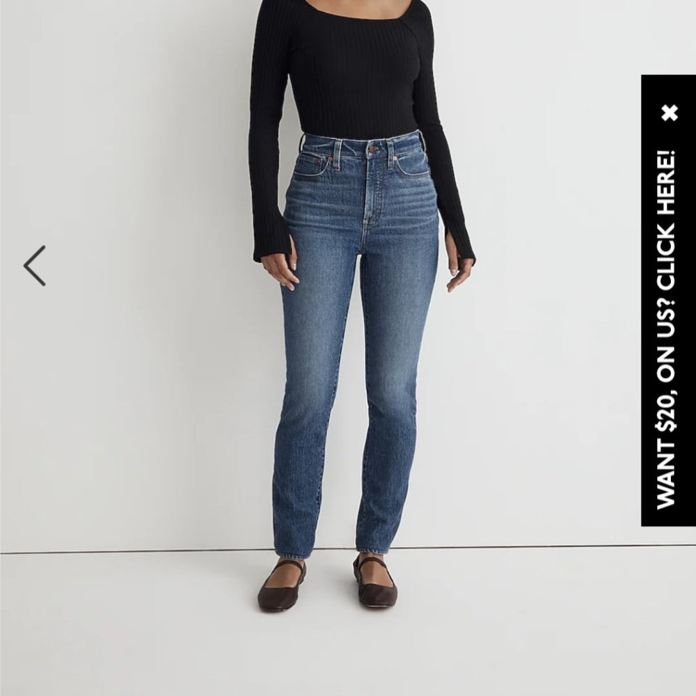 Madewell--The Curvy Perfect Vintage Jean